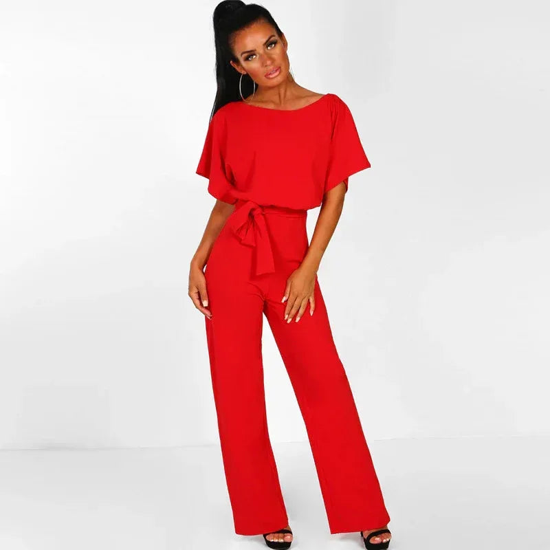 Fashionable Slim Strappy Jumpsuit Women 2026 - Elegant One-Piece - DanaFashionstore