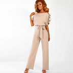 Fashionable Slim Strappy Jumpsuit Women 2026 - Elegant One-Piece - DanaFashionstore