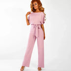 Fashionable Slim Strappy Jumpsuit Women 2026 - Elegant One-Piece - DanaFashionstore