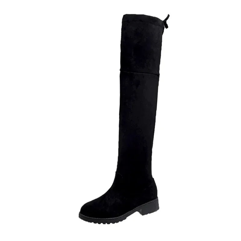 Women's Thick Heel Over The Knee Boots - DanaFashionstore