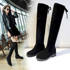 Women's Thick Heel Over The Knee Boots - DanaFashionstore