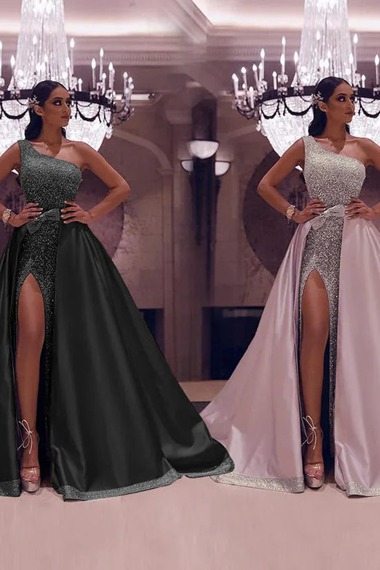 New One-Shoulder Mopping Evening Dress - DanaFashionstore