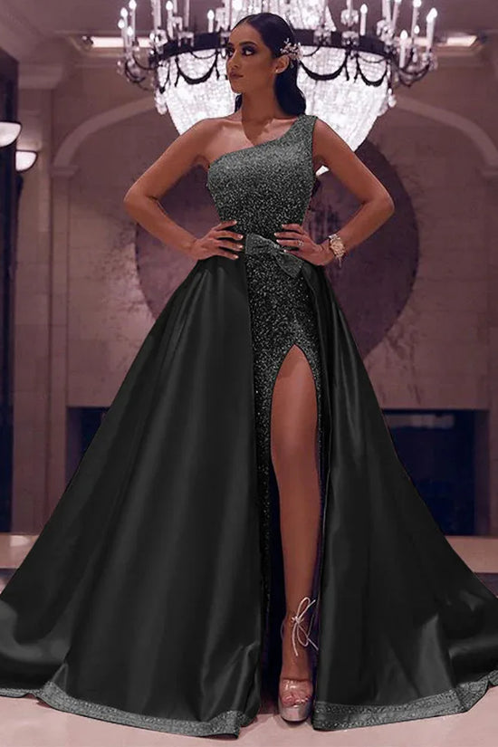 New One-Shoulder Mopping Evening Dress - DanaFashionstore