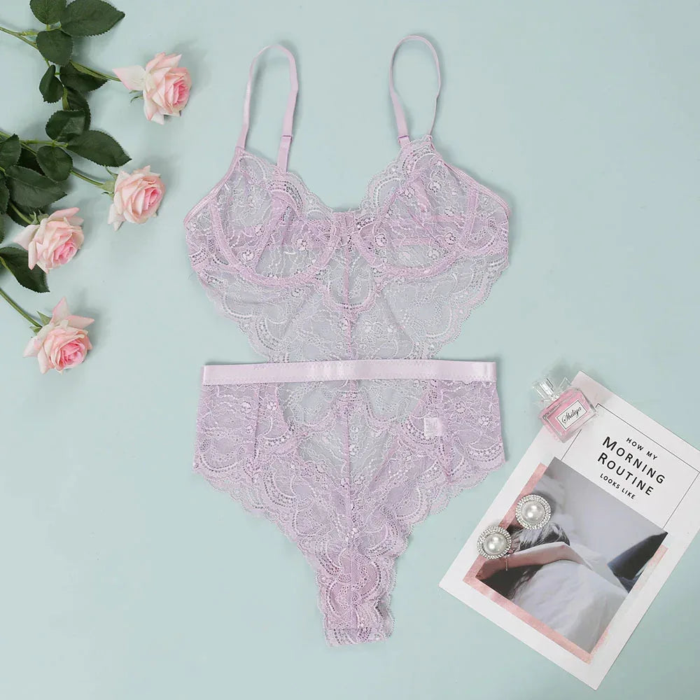 Lace Sexy Corset Lingerie 2026 - Slim-Fit One-Piece for Women - DanaFashionstore