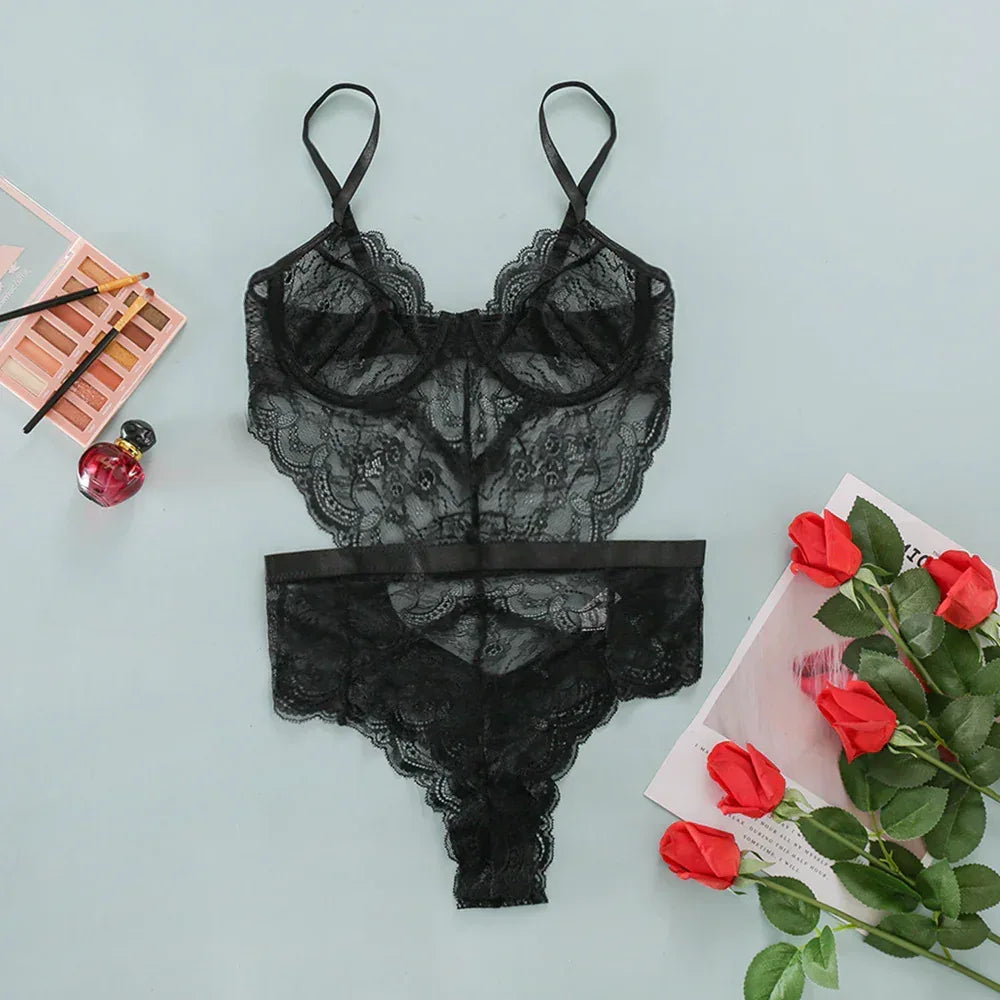 Lace Sexy Corset Lingerie 2026 - Slim-Fit One-Piece for Women - DanaFashionstore