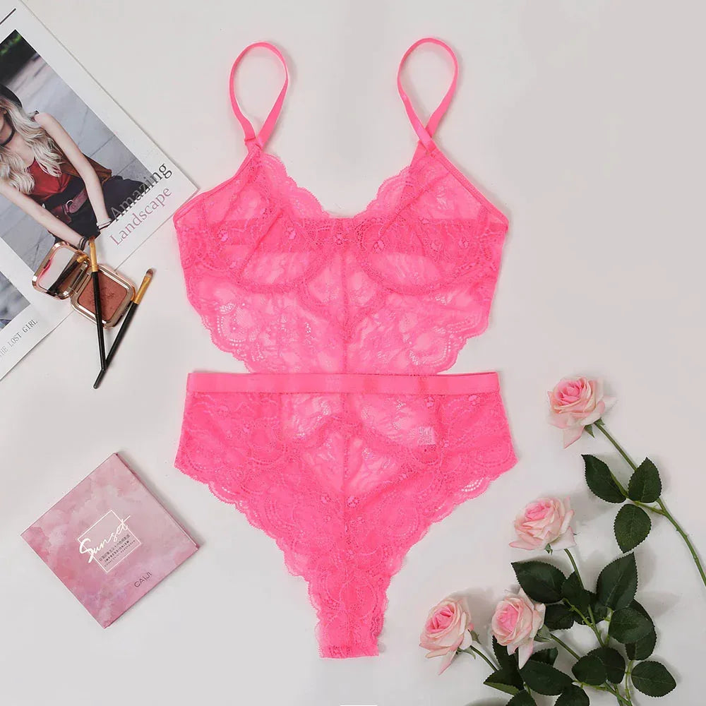 Lace Sexy Corset Lingerie 2026 - Slim-Fit One-Piece for Women - DanaFashionstore