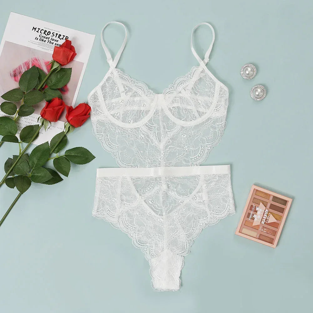 Lace Sexy Corset Lingerie 2026 - Slim-Fit One-Piece for Women - DanaFashionstore