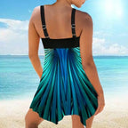 European And American Gradient Green Bar Plus Size Women - DanaFashionstore