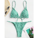 Sexy Halter Tie Dye Bikini Set - DanaFashionstore
