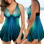 European And American Gradient Green Bar Plus Size Women - DanaFashionstore