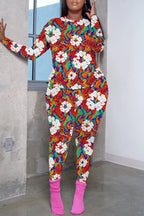 Spring And Summer European And American Fashion Women's Wear Elegant Casual Top Pants Suit Women