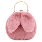 Fashion chain ear plush handbag - DanaFashionstore