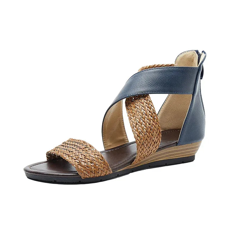 Bohemian vintage woven sandals - DanaFashionstore