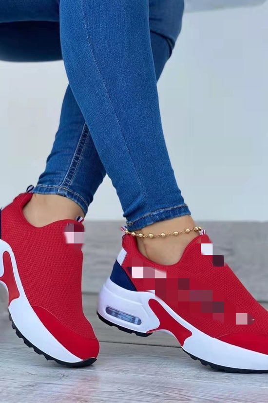 Air Cushion Lazy Dad Shoes Slip-on Sneakers For Women