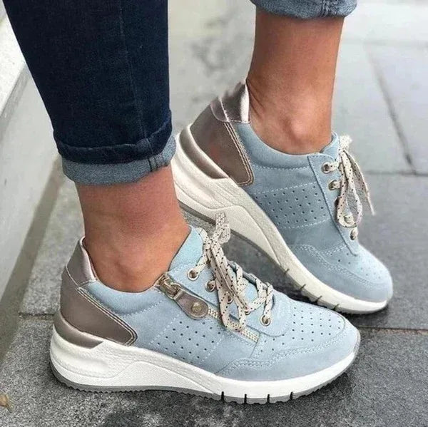 Burnt platform sneakers - DanaFashionstore