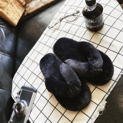 Winter fashion women's home fur slippers - DanaFashionstore
