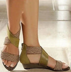 Bohemian vintage woven sandals - DanaFashionstore