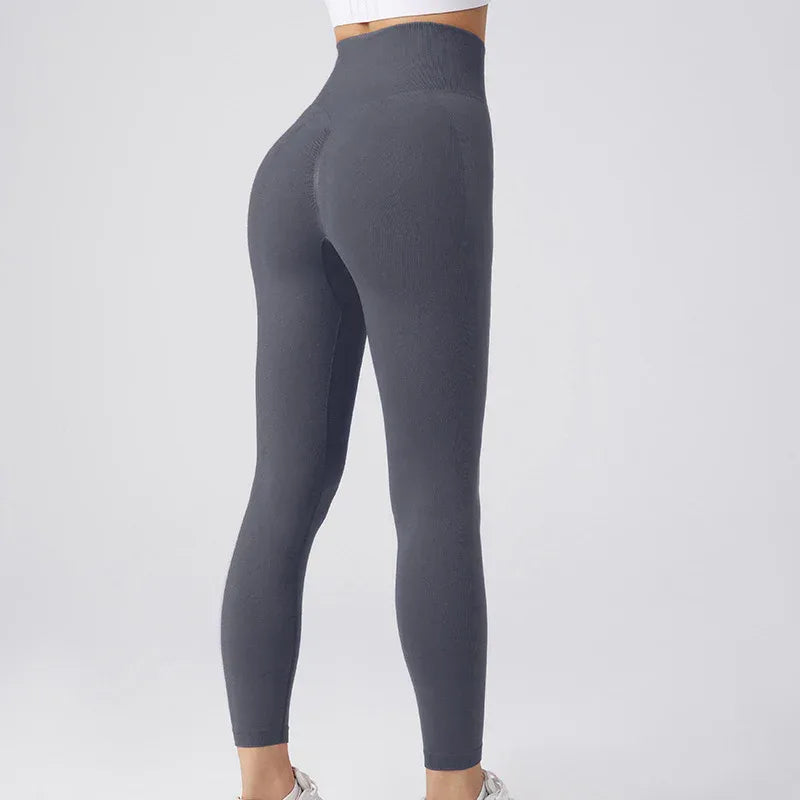 Seamless Leggings Yoga Pants Tummy Control Workout Running Yoga Leggings For Women - DanaFashionstore