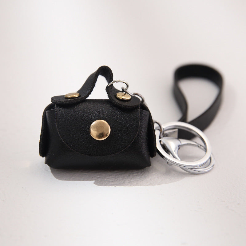 pu personality handbag keychain