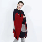 Women's Jacquard Silver Silk Shawl - DanaFashionstore