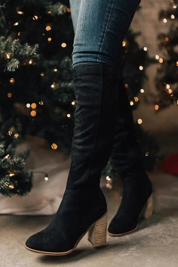 Side zip over the knee boots - DanaFashionstore