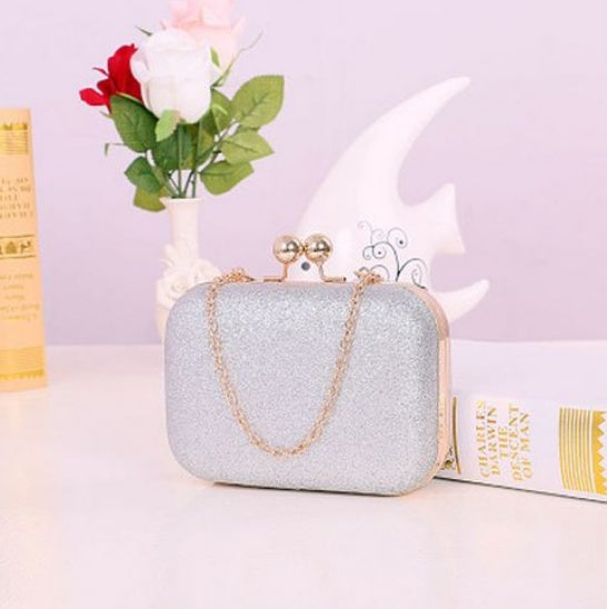 Women Handbag Evening Bags For Party New Women Chain Shoulder Bag Ladies Fashion Gold Clutch Box Bag Women Messenger - Dana Fashion