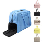 Down Handbags Winter Travel Duffle Bag With Shoes Compartment Portable Sports Yoga Gym Fitness Shoulder Bags For Weekender Overnight Tote Women - DanaFashionstore