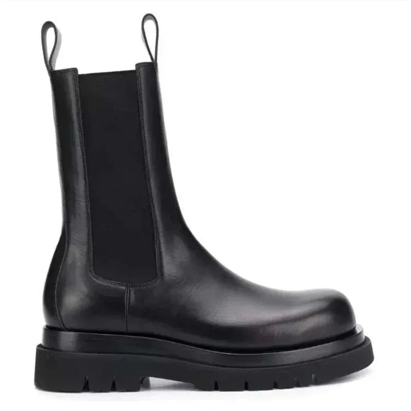 Cheisey short boots leather thick soled Martin boots - DanaFashionstore