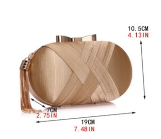 Tassel Dinner Bag European And American Banquet Handbag - Dana Fashion