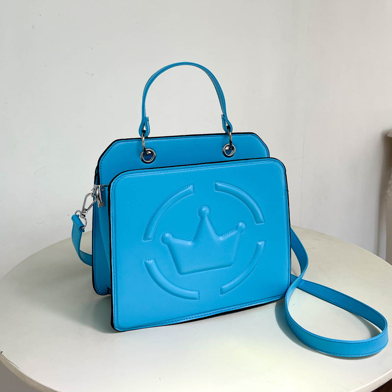 Women's Shoulder Bag Embossed Simple Cross-border PU Soft Leather Textured - Dana Fashion