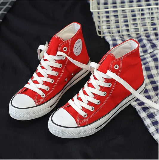 High-top canvas shoes - DanaFashionstore