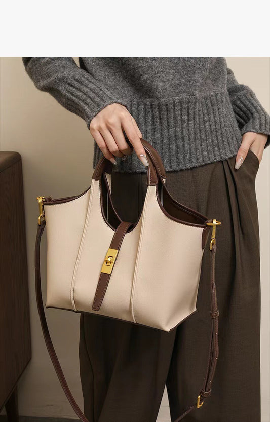 Vegetable Basket Simulated Leather Handbag Commuting Tote Bag Hand-held - Dana Fashion