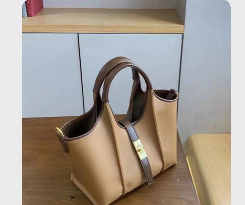 Vegetable Basket Simulated Leather Handbag Commuting Tote Bag Hand-held - Dana Fashion
