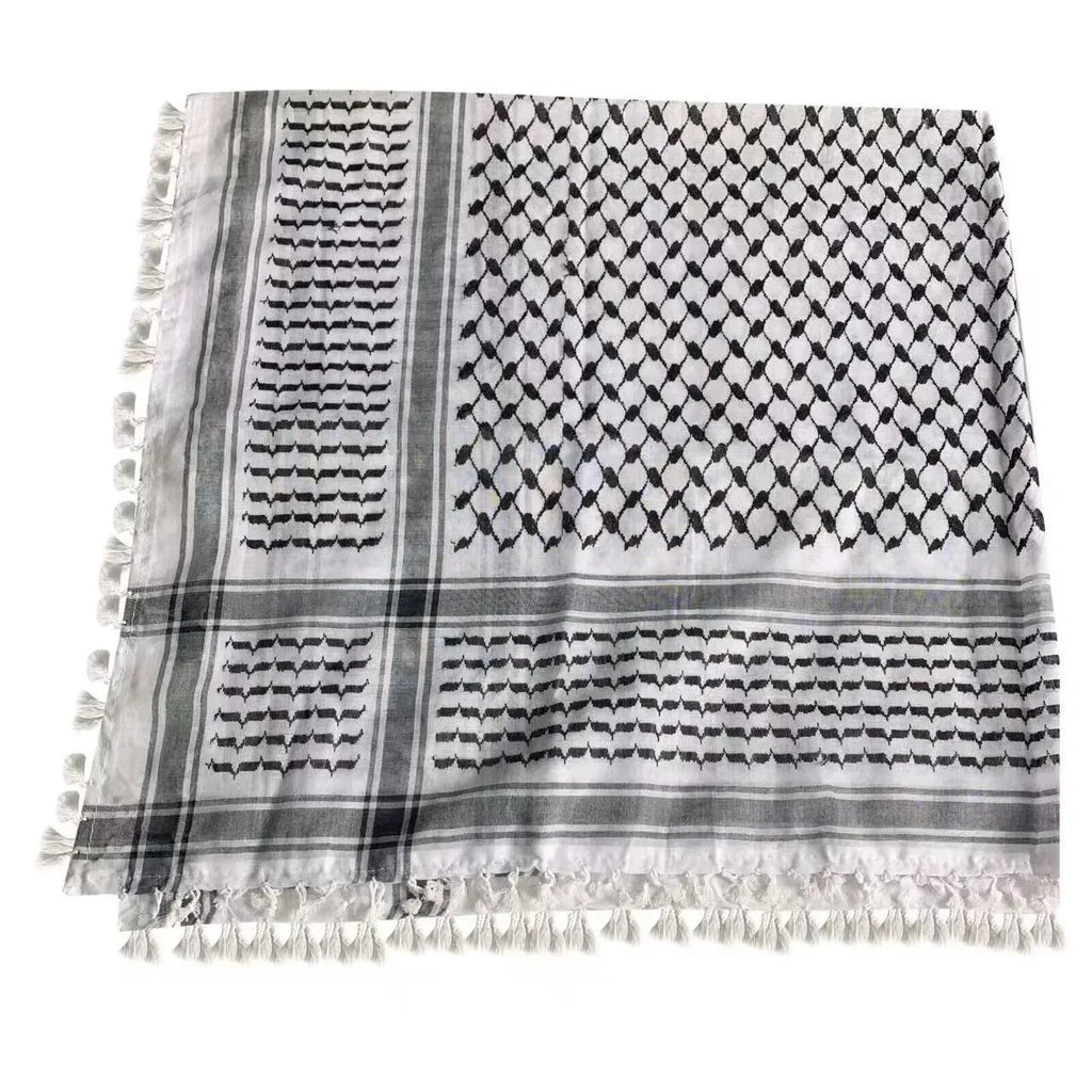 New Four-side Tassel Outdoor Tactics Headscarf - DanaFashionstore