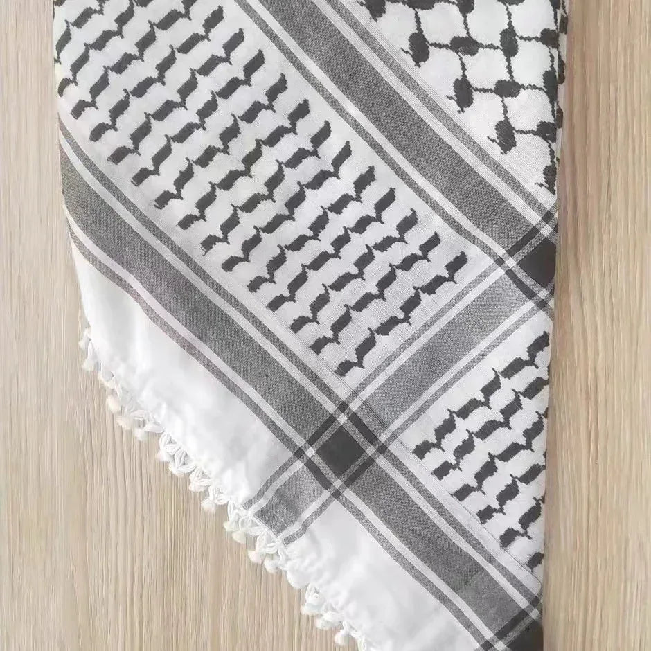 New Four-side Tassel Outdoor Tactics Headscarf - DanaFashionstore