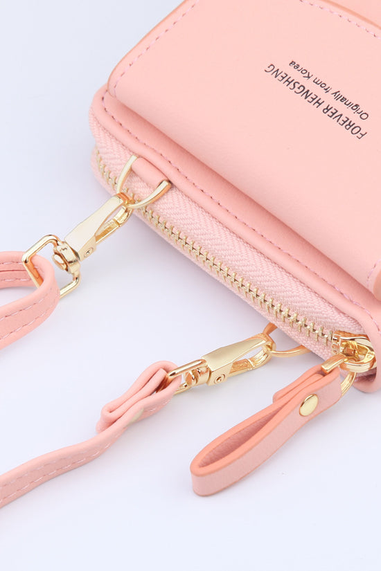 Mobile Phone Bag Zipper Women Diagonal Bag
