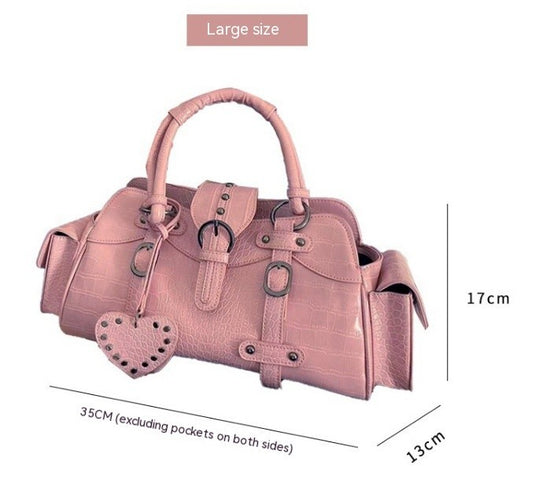 Square Rivet Hand-carrying Hand-carrying Crossbody Bag - Dana Fashion