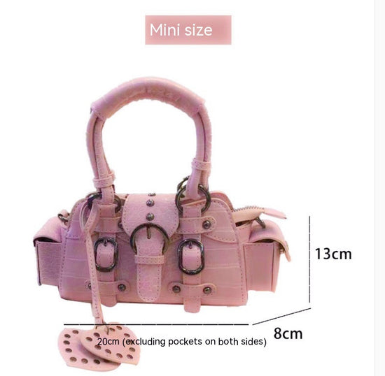Square Rivet Hand-carrying Hand-carrying Crossbody Bag - Dana Fashion