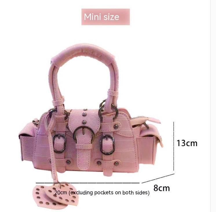 Square Rivet Hand-carrying Hand-carrying Crossbody Bag - Dana Fashion