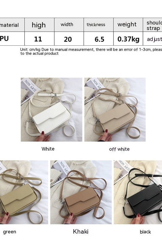 Niche Baguette Bag Korean Style Simple Underarm Shoulder Bag - Dana Fashion