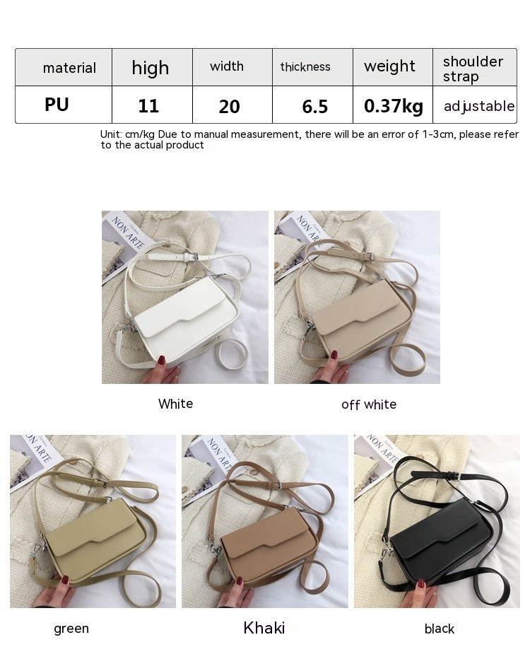 Niche Baguette Bag Korean Style Simple Underarm Shoulder Bag - Dana Fashion