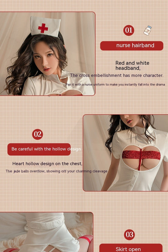 Sequined Nurse Uniform Underwear Uniform Suit Women - Dana Fashion