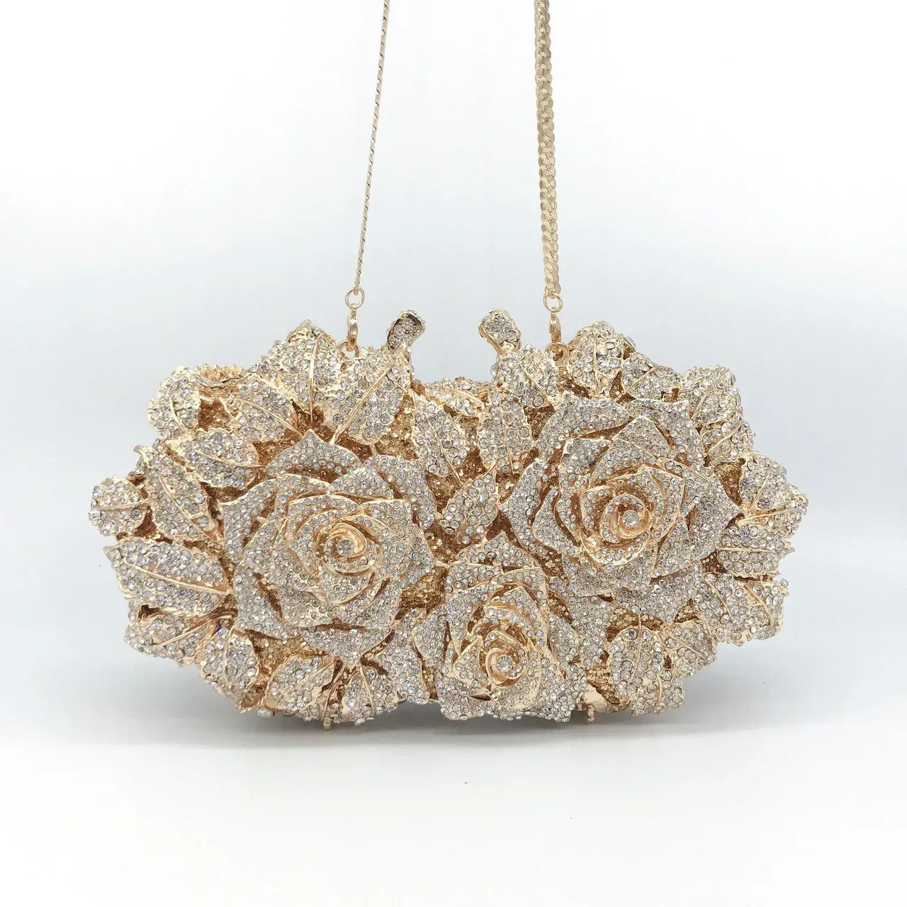 Hollow Rose Diamond Dinner Bag - DanaFashionstore