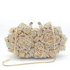 Hollow Rose Diamond Dinner Bag - DanaFashionstore