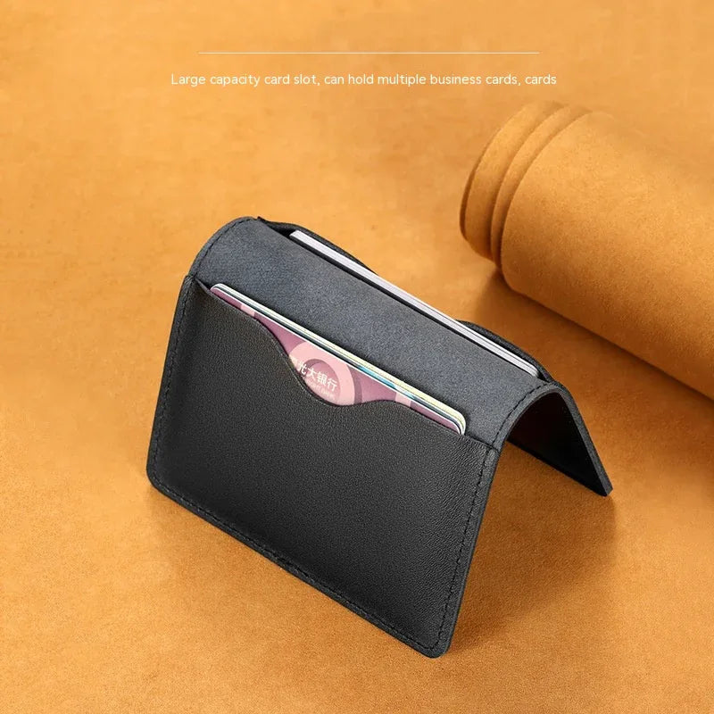 Ultra-thin Cowhide Card Holder Men And Women - DanaFashionstore