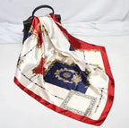 Digital Printed Square Silk Scarf - DanaFashionstore