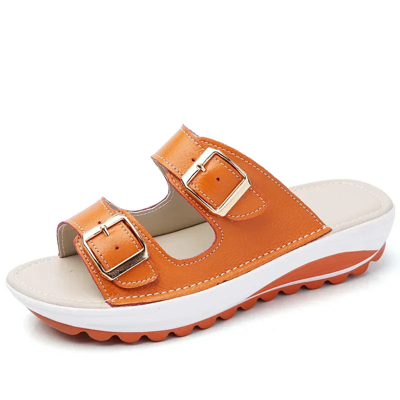 Leather beach shoes - DanaFashionstore