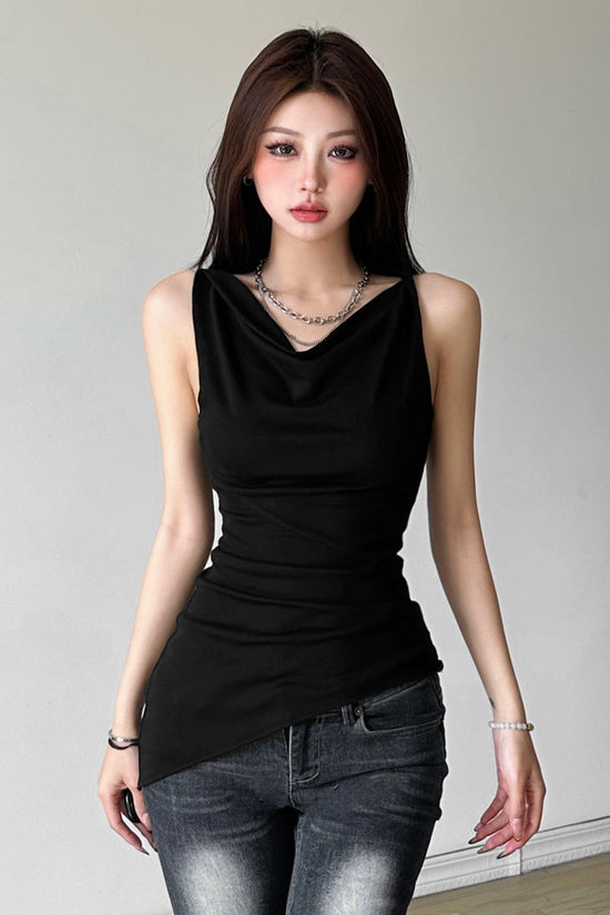 Women's Multi-wear Collarbone Thin Shoulder T-shirt Summer