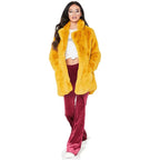 Faux Fur Coat Women 2025 - Long Sleeve Warm Plus Size Winter Jacket - DanaFashionstore