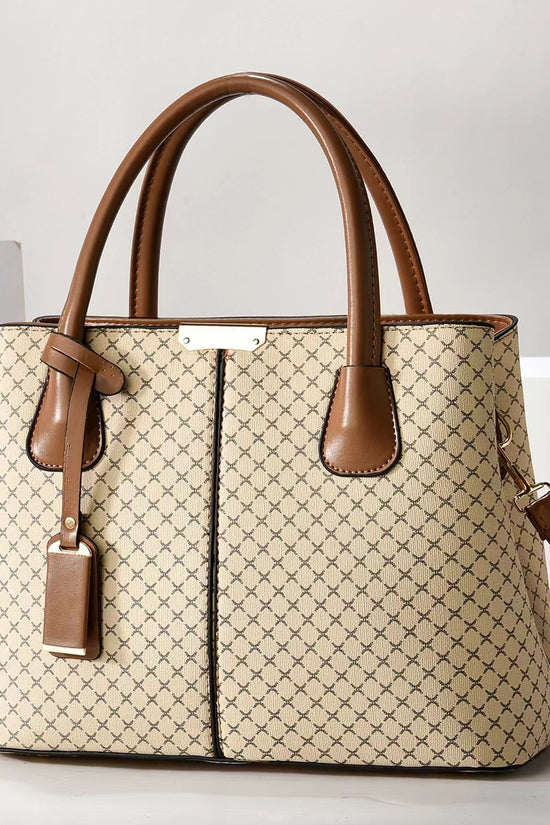 New Printed Tote Portable Shoulder Crossbody Women's Bag Middle-aged Lady Mother High Sense